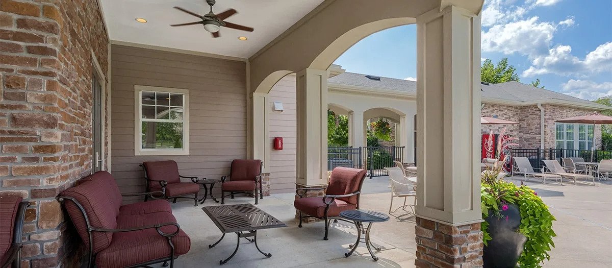 Relaxing porches and plenty of outdoor spaces to enjoy